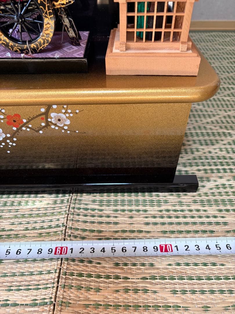 雛人形 三段飾り ピンク 金色　久月