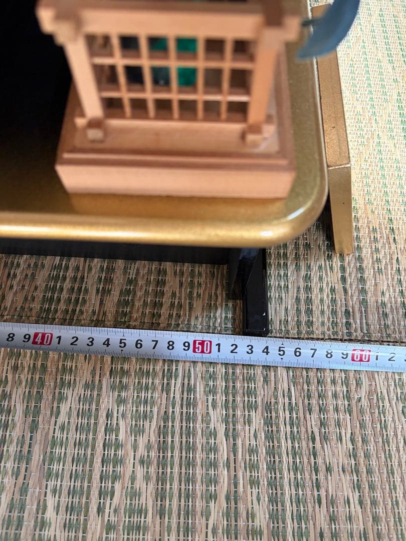 雛人形 三段飾り ピンク 金色　久月