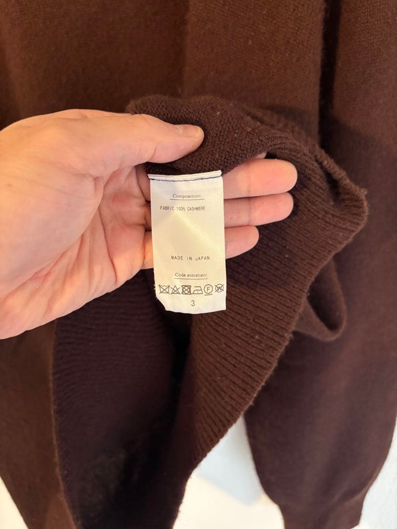 HERILL ヘリル cashmere knit sweater