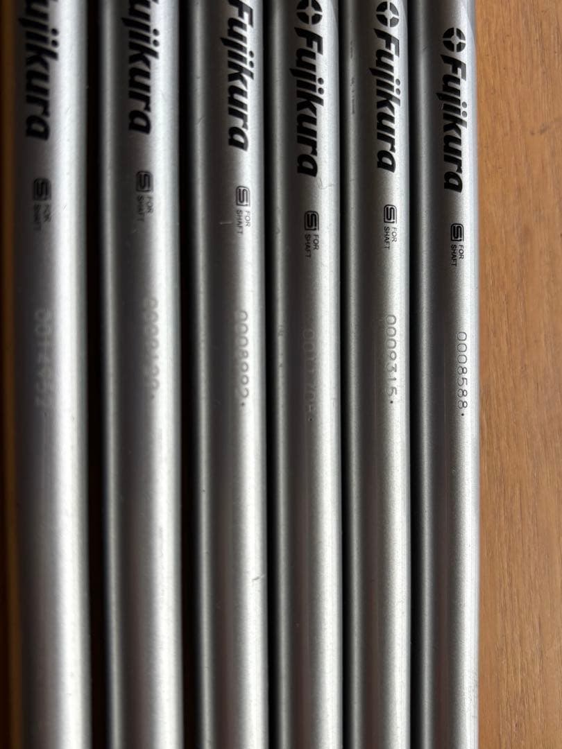 【オマケ付き】Fujikura MCI 80-S シャフト 6本セット