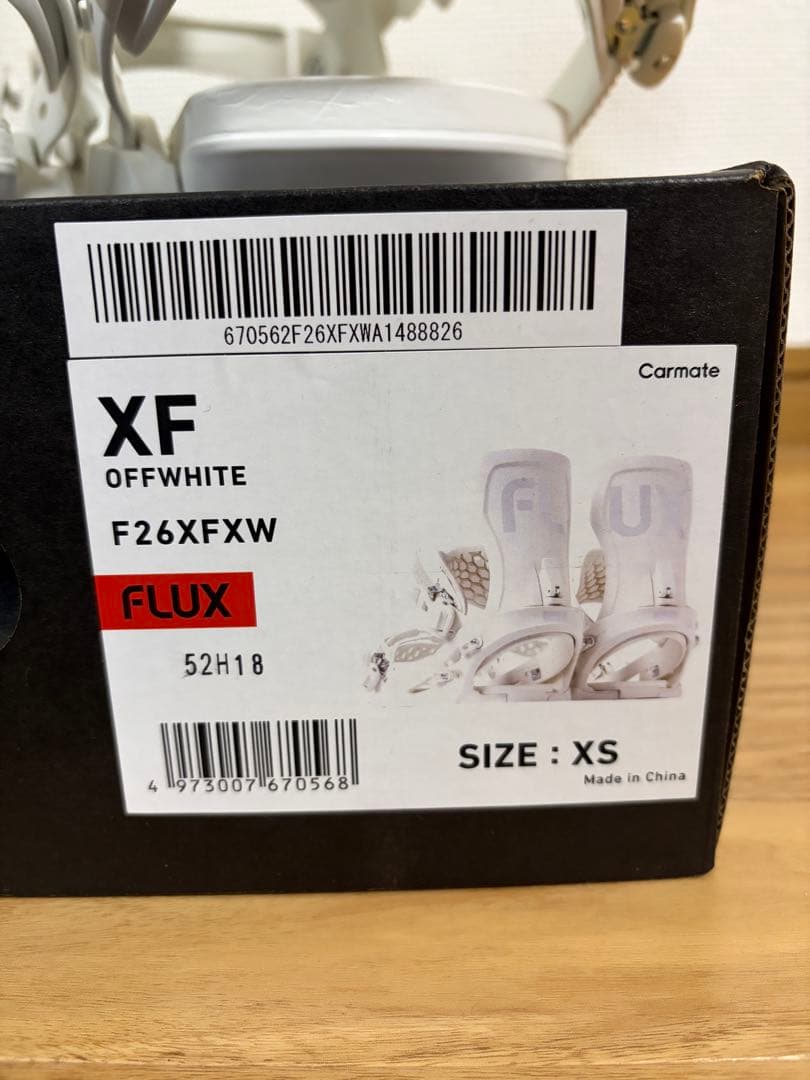 FLUX XF スノーボードビンディング ホワイト