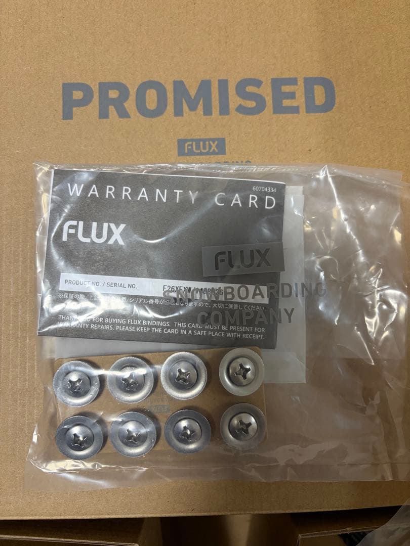 FLUX XF スノーボードビンディング ホワイト