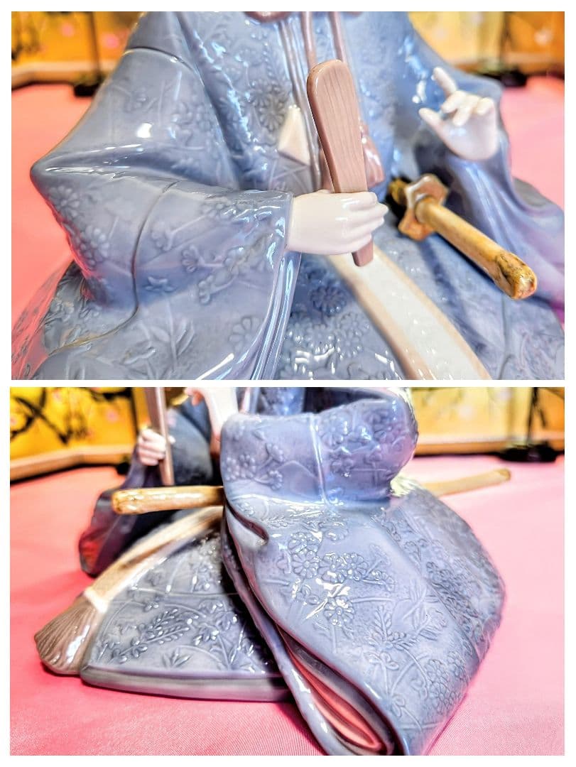 かえ二郎リヤドロ 《極美品》【親王飾り・お内裏様セット】　雛人形セット