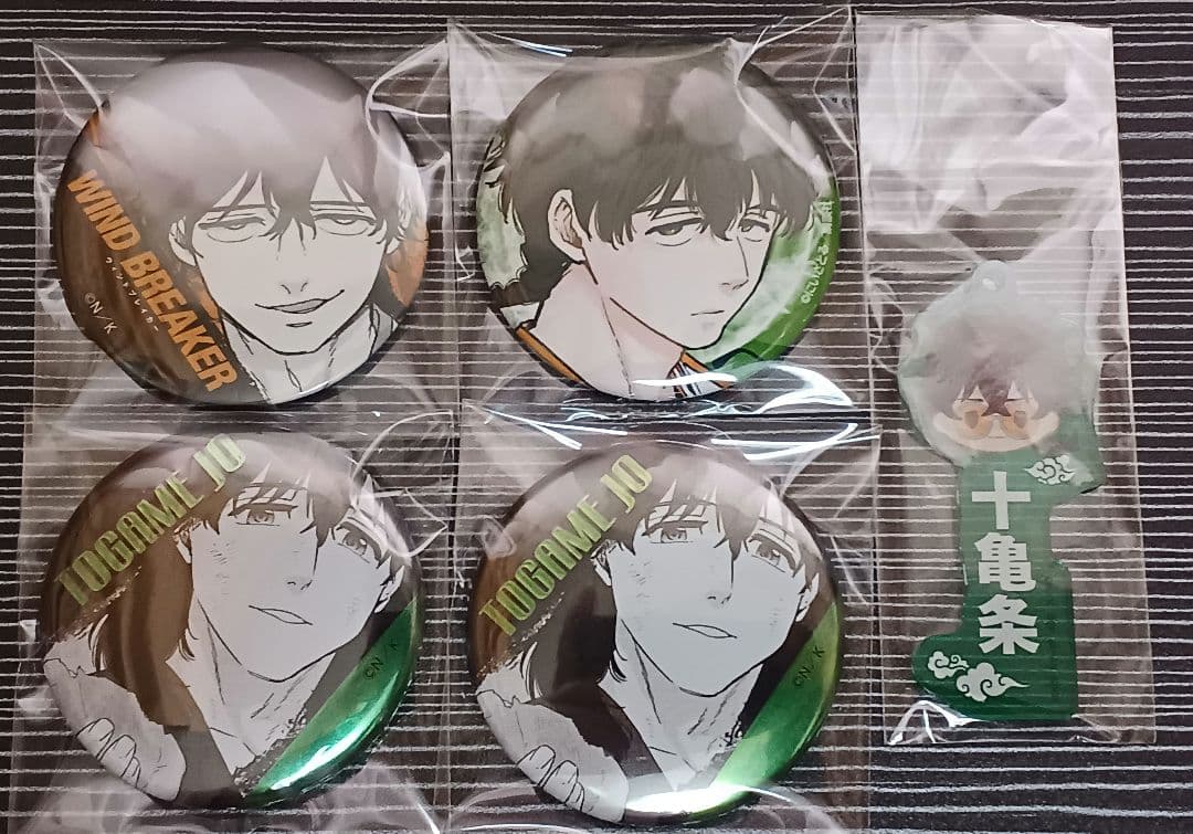 WIND BREAKER 　十亀条　缶バッジ　 ジュエリー缶バッジ