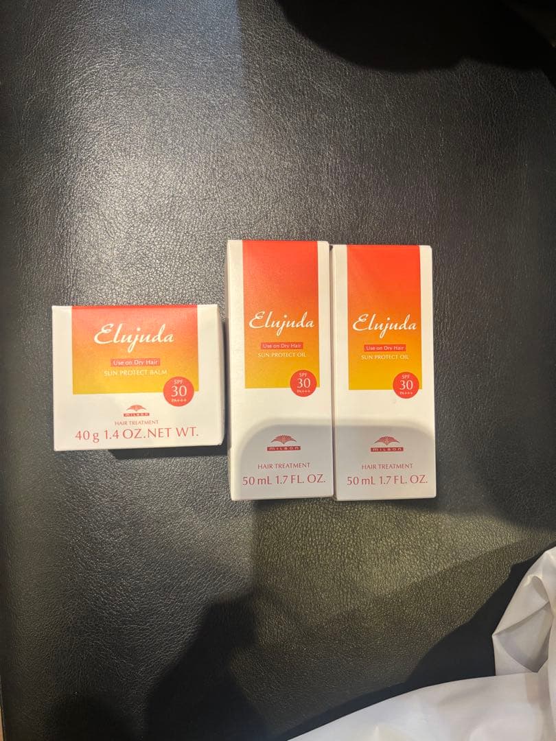 新品・未使用‼️)エルジューダ サンプロテクトバーム&オイル セット♪