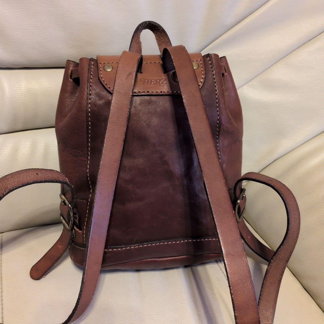 u*3様 HERZ レザー バックパック ブラウン