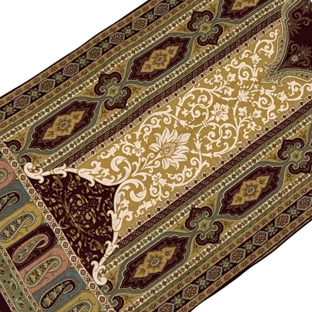 【美品】ETRO エトロ ペイズリー柄 ロゴ 大判ストール スカーフ