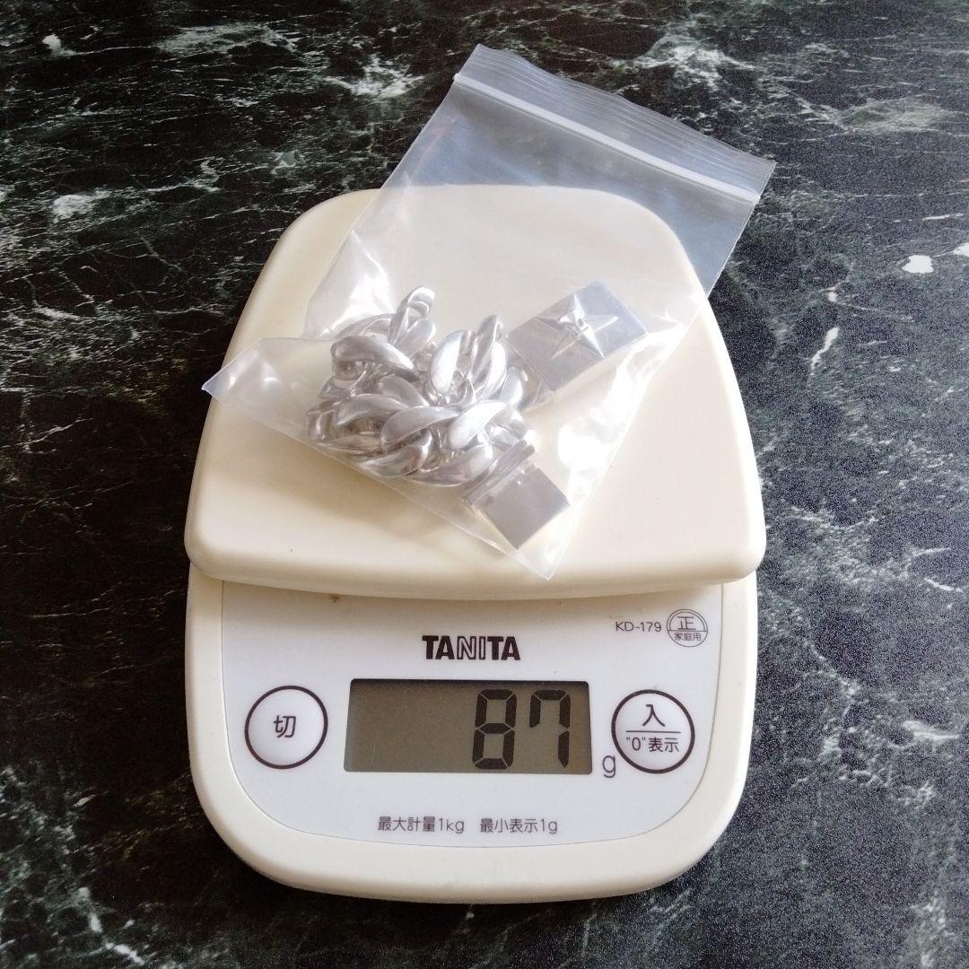 シルバー925 ツイスト星モチーフ チェーンブレスレット ★スター五芒星シンプル