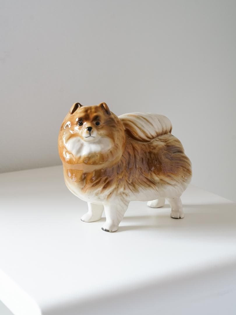 60's \"COOPERCRAFT\" vintage ポメラニアン 陶器