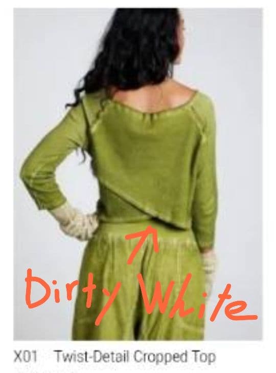 Salsation Twist-Detail Cropped Top Sサイズ