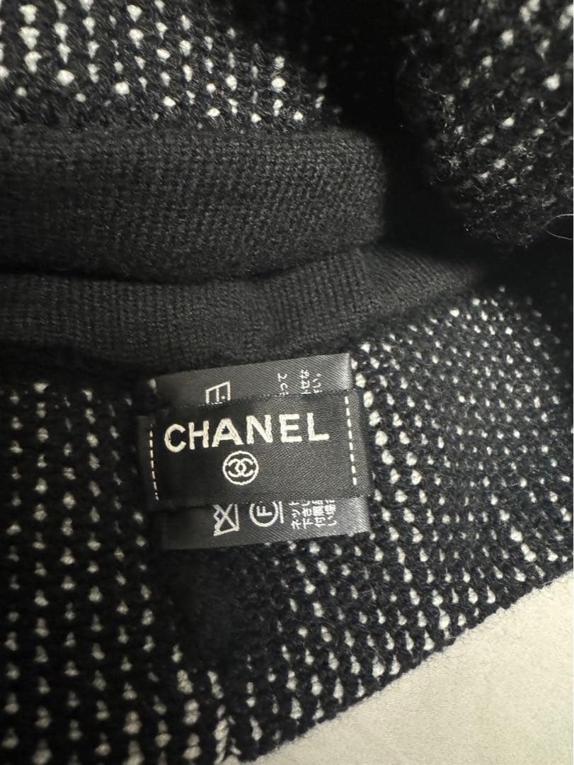CHANEL ニットキャップ　カシミア
