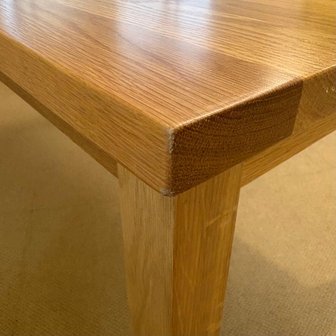 展示品 無印良品 オーク無垢材 ダイニングテーブル　140cm