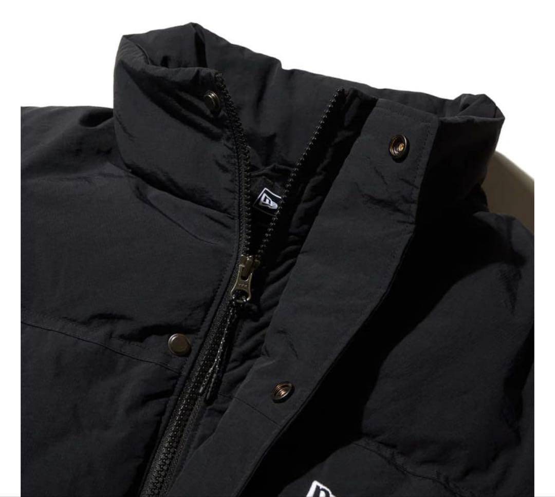 ニューエラ　ダウンジャケット 黒 新品タグ付き