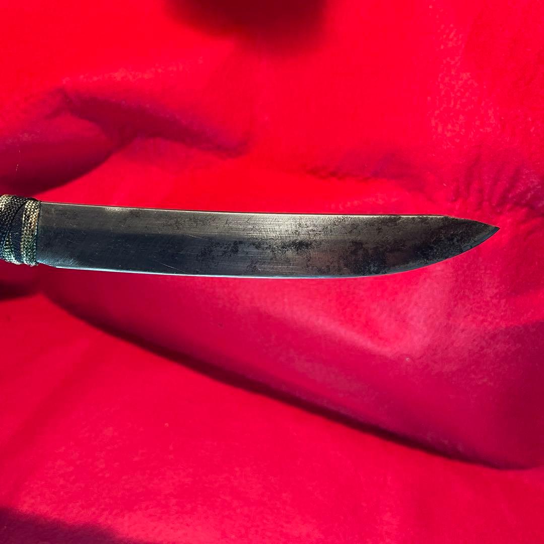 日本刀　残欠　ナイフ　⑥ 古刀　脇差　切先　フルタング　バトニング　アウトドア