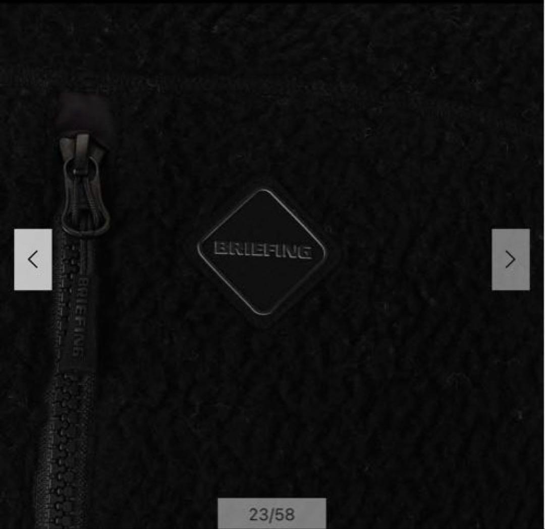 新品未使用　ブリーフィングゴルフ　ウールボアベストブラック　2025年秋冬モデル