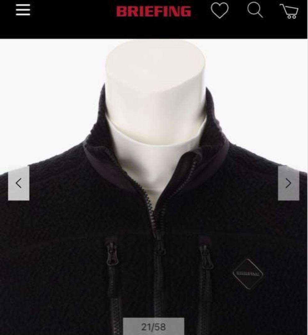 新品未使用　ブリーフィングゴルフ　ウールボアベストブラック　2025年秋冬モデル