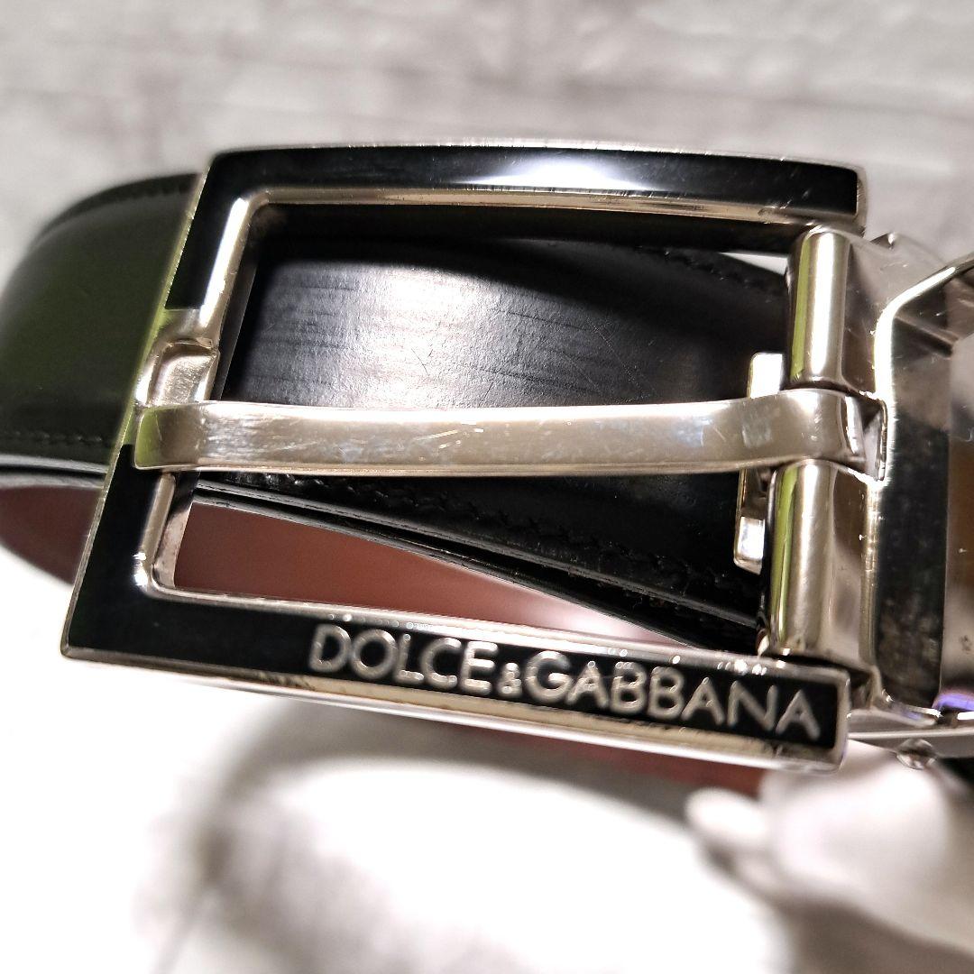 ✨️美品✨️ DOLCE&GABBANA D&G ベルト レザー ブラック