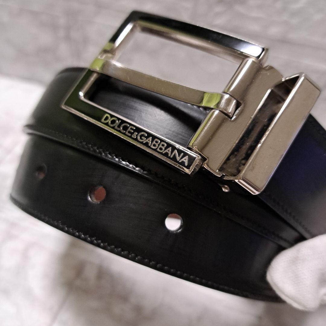 ✨️美品✨️ DOLCE&GABBANA D&G ベルト レザー ブラック