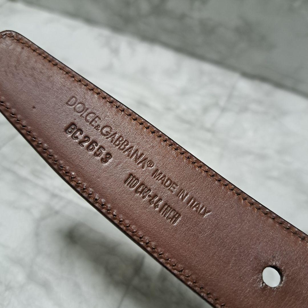 ✨️美品✨️ DOLCE&GABBANA D&G ベルト レザー ブラック