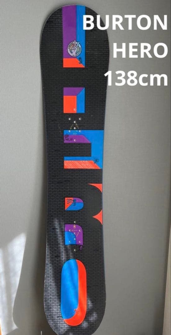 BURTON HERO 138cm スノーボードとケースセット|初心者におすすめ