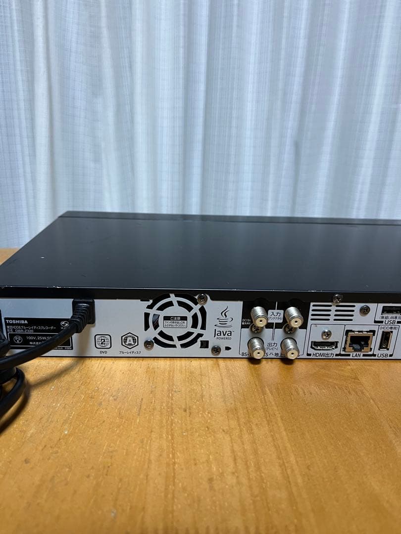 稼動品　東芝ブルーレイディスクレコーダーDBR-Z320 1TB2チューナー