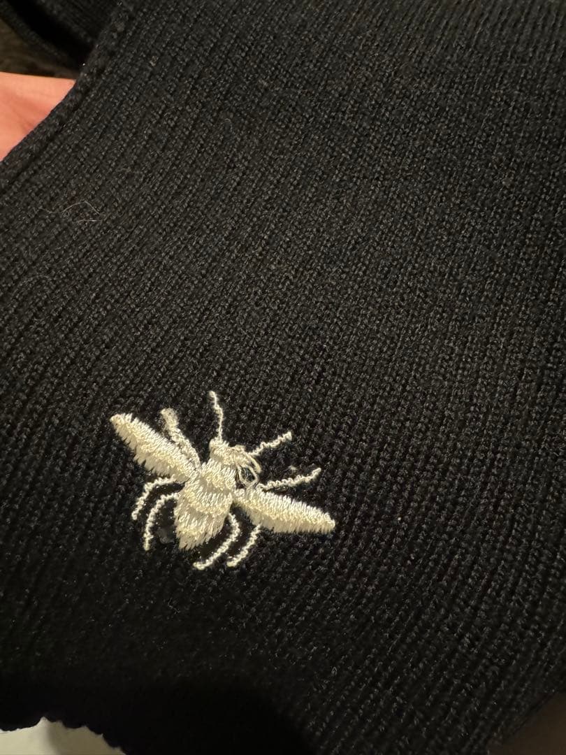Dior 蜂刺繍 マフラー 黒の通販｜amerigocensullo.it
