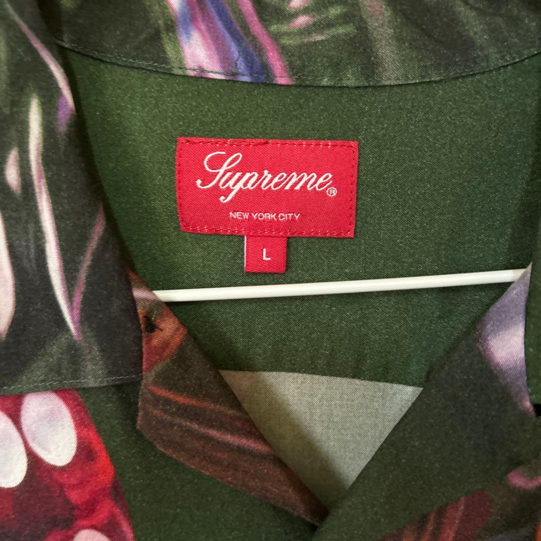 ラ*ン様 Supreme カジノ シャツグラフィック 半袖シャツ L