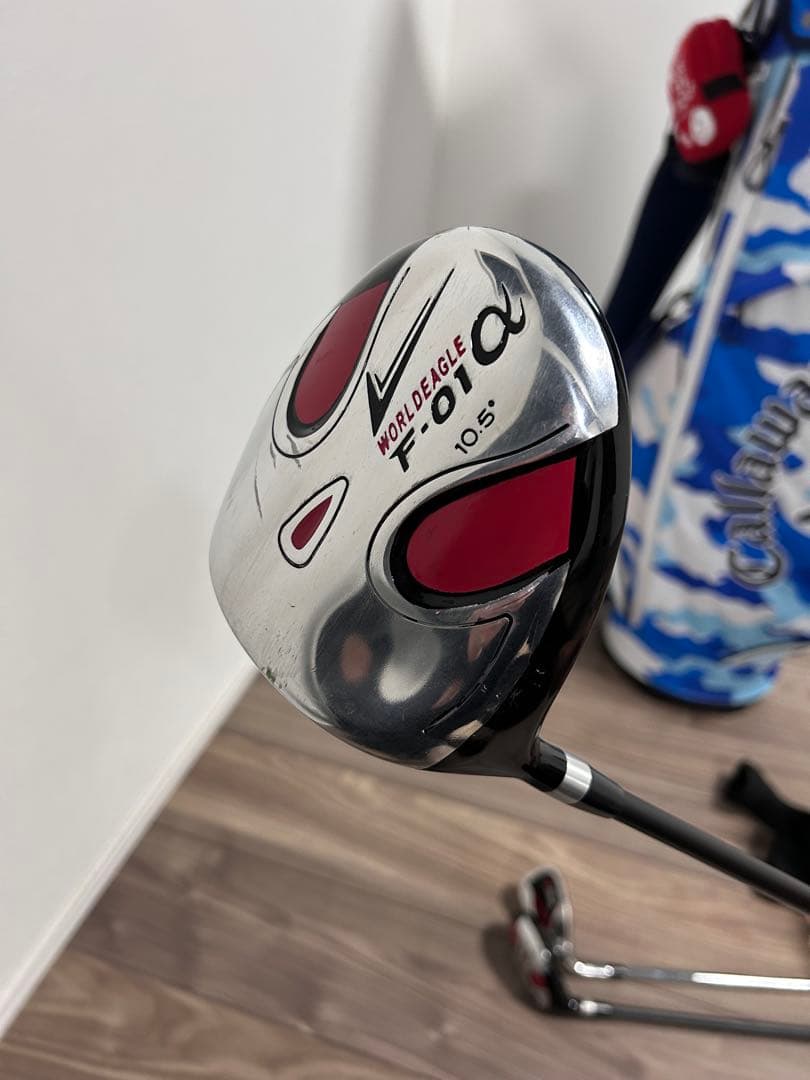 Callaway キャディバッグ 青・白・迷彩・アイアン・レフティ