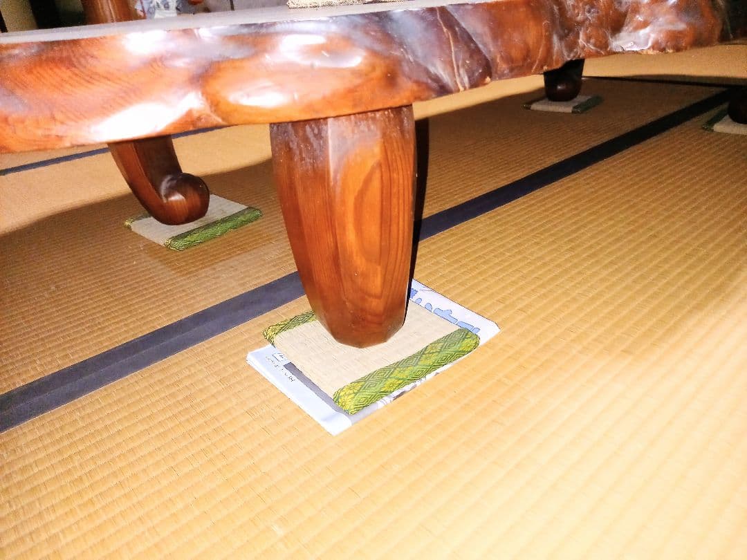 座敷机 座卓 テーブル 無垢一枚物 内地松 国産松 地松 アンティーク