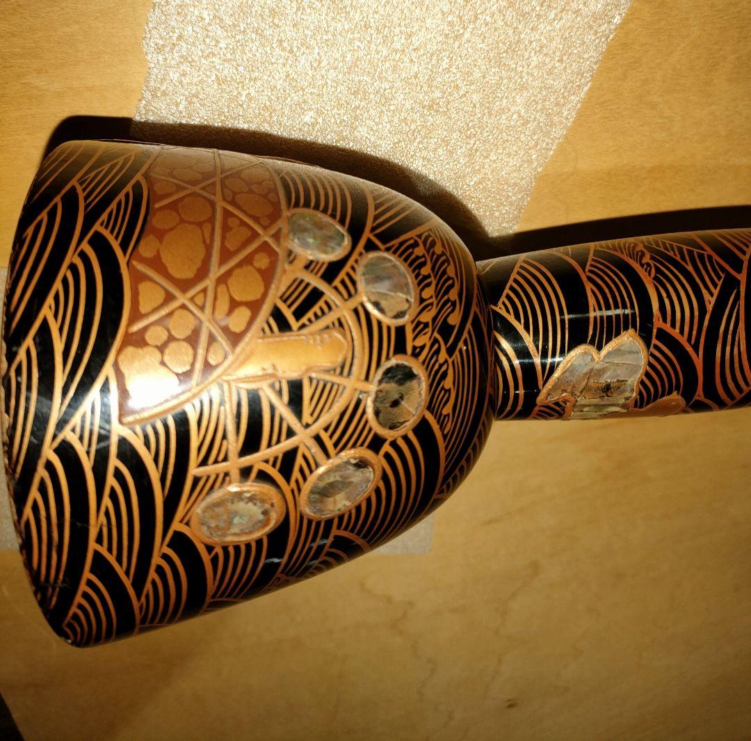 小鼓の胴 螺鈿入り