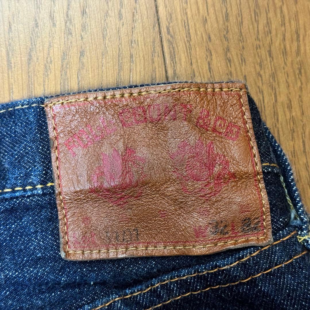 FULLCOUNT 1101 W32 13.7oz ストレートデニム
