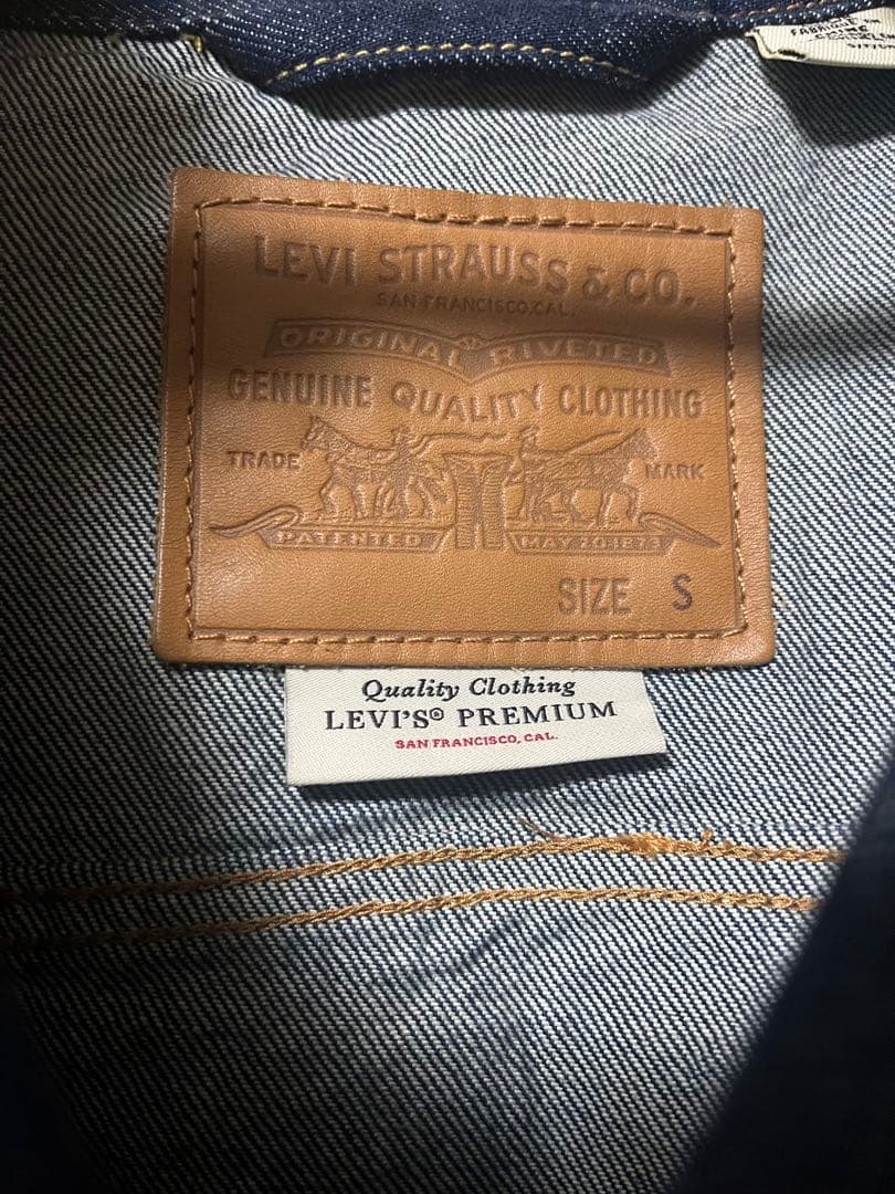 LEVI'S PREMIUM デニムジャケット 青 ワンウォッシュ