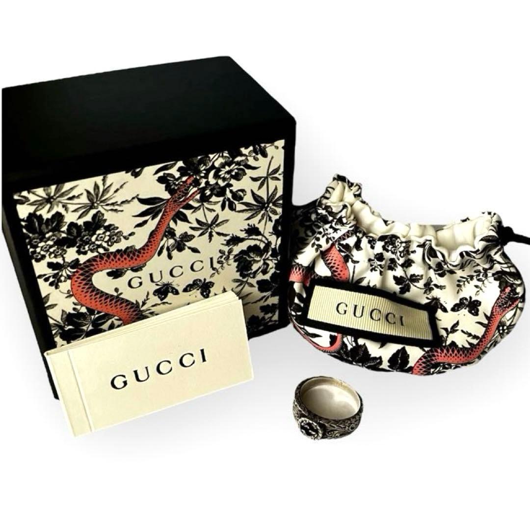 特別価格】美品❤︎GUCCIグッチ インターロッキングG アラベスクリング