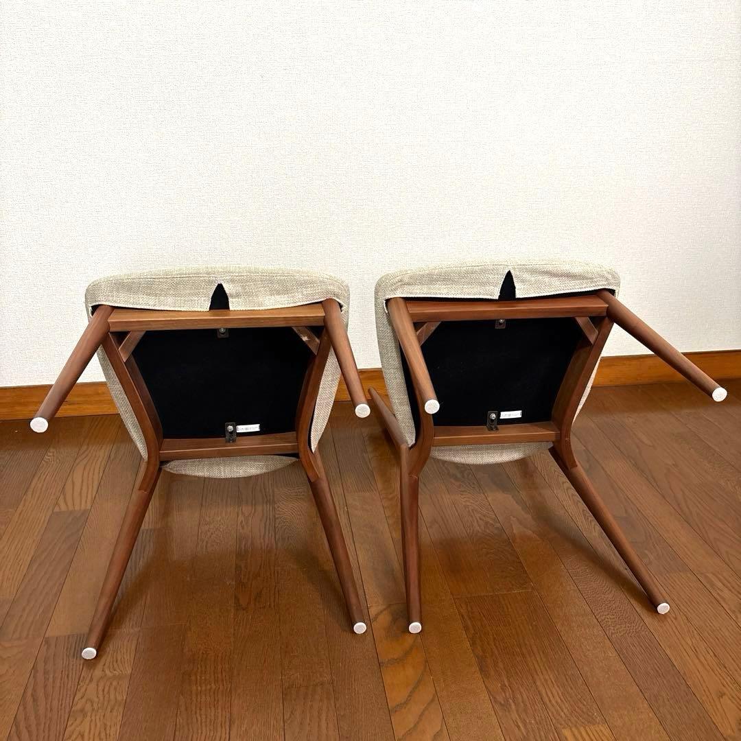 【良品】ACTUS 日進木工 KULAUM ダイニングチェア ２脚