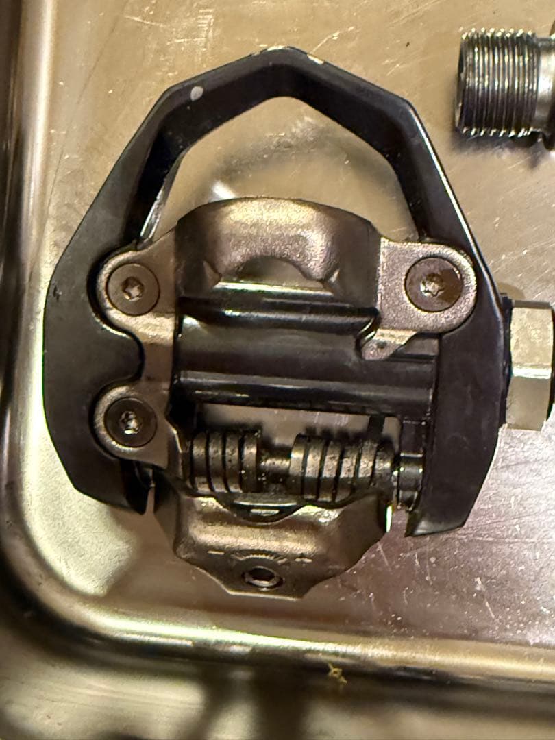 2月購入・走行129km: シマノSPDペダル　PD-ES600+未開封クリート