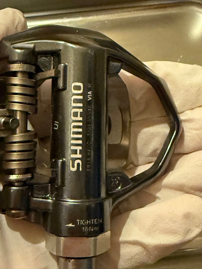 2月購入・走行129km: シマノSPDペダル　PD-ES600+未開封クリート