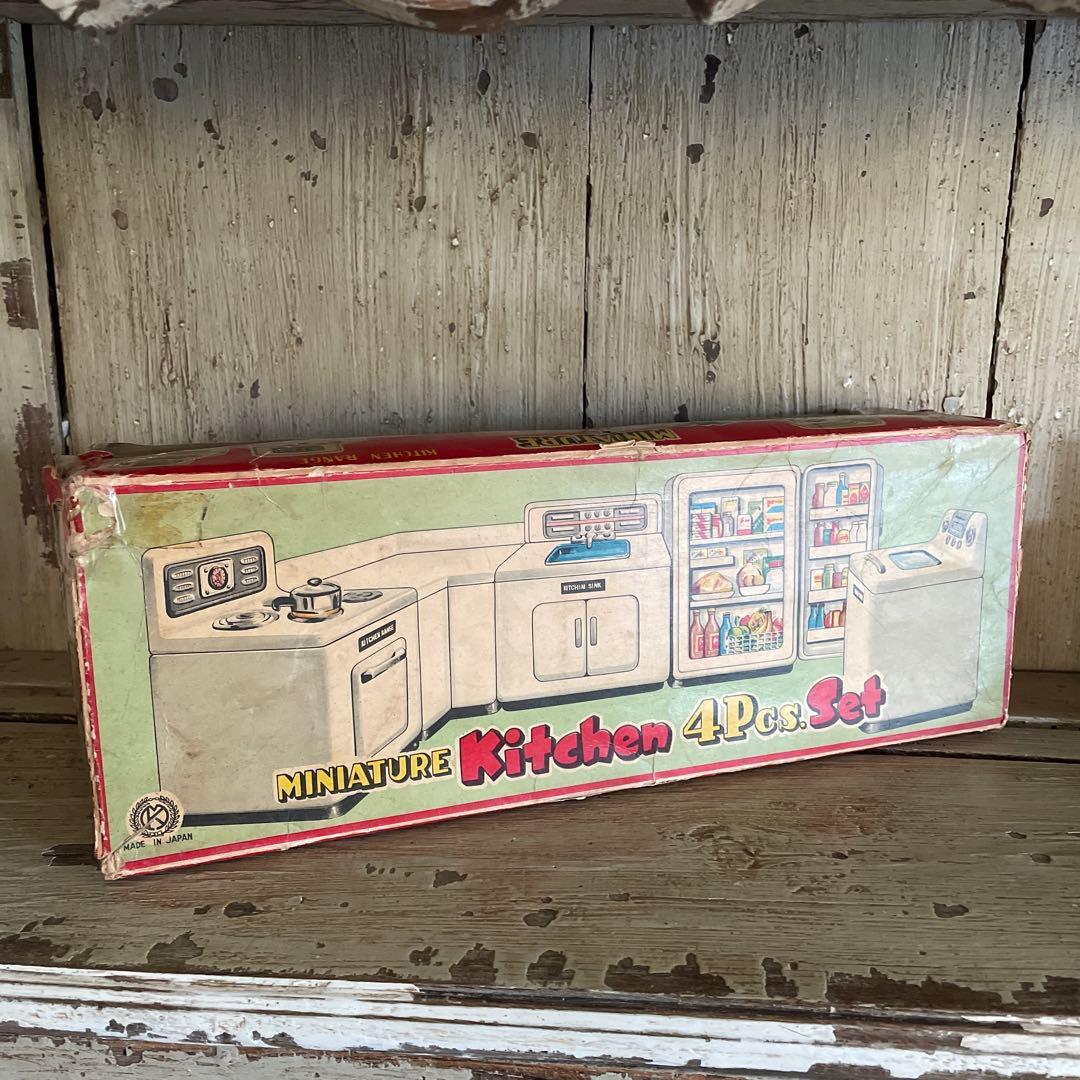 新品 通販ホビー・楽器・アート - アンティーク ブリキままごとキッチン