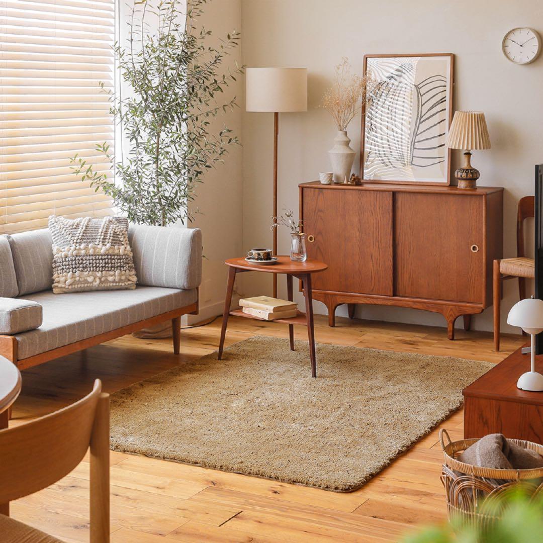 新品未使用】Re:CENO ラグマット LUCE ベージュ 90x140cm - メルカリ