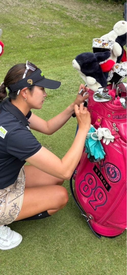 PEARLY GATES 30TH ゴルフバッグ ピンク