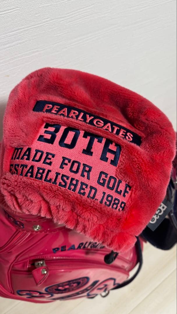 PEARLY GATES 30TH ゴルフバッグ ピンク