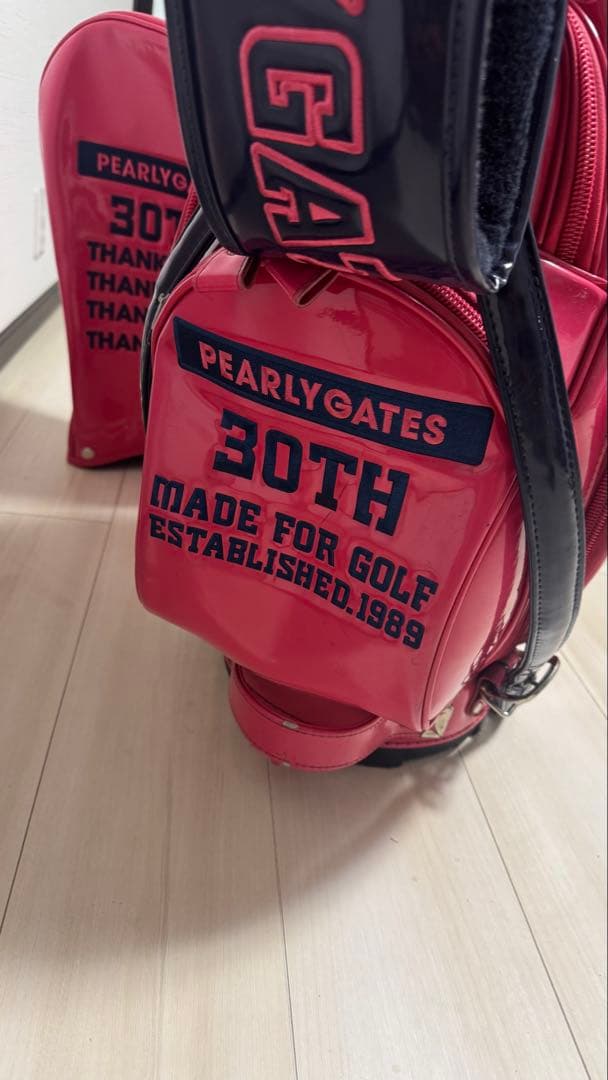 PEARLY GATES 30TH ゴルフバッグ ピンク