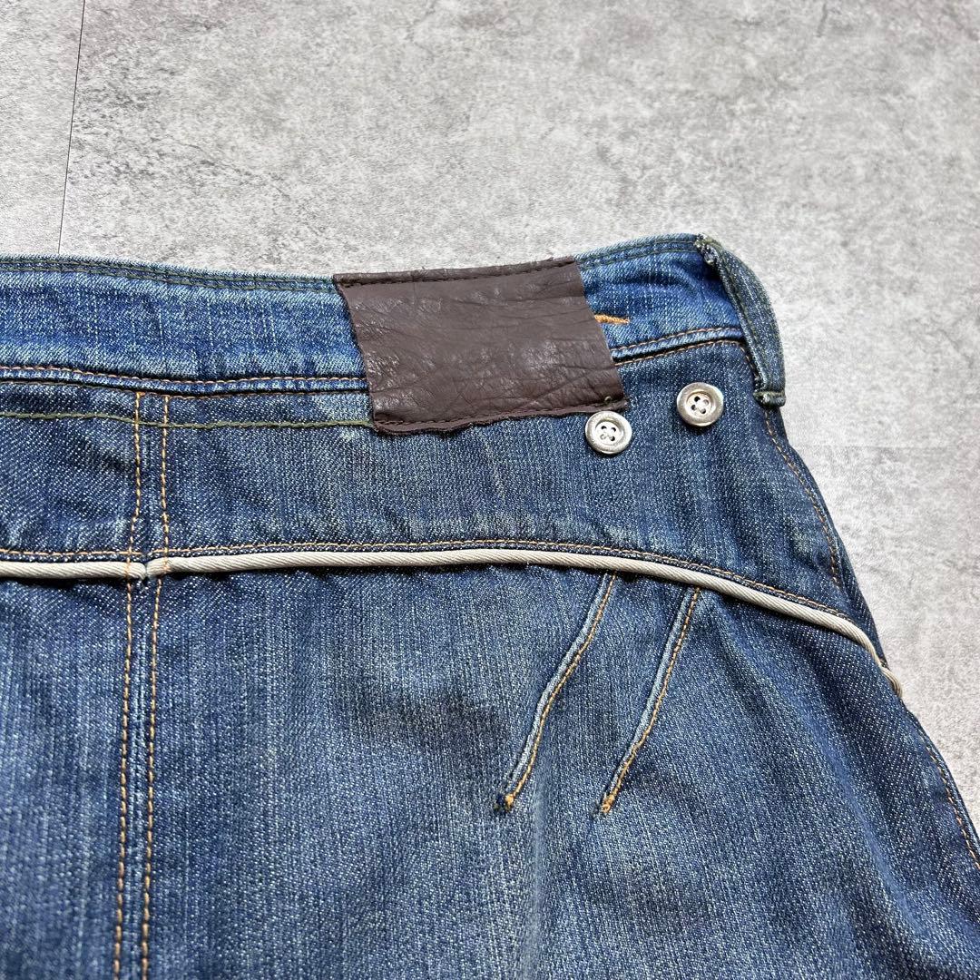 新品【Y2K 】ギミックデニムスカート/アシメ/マクブリング/フェアリーグランジ