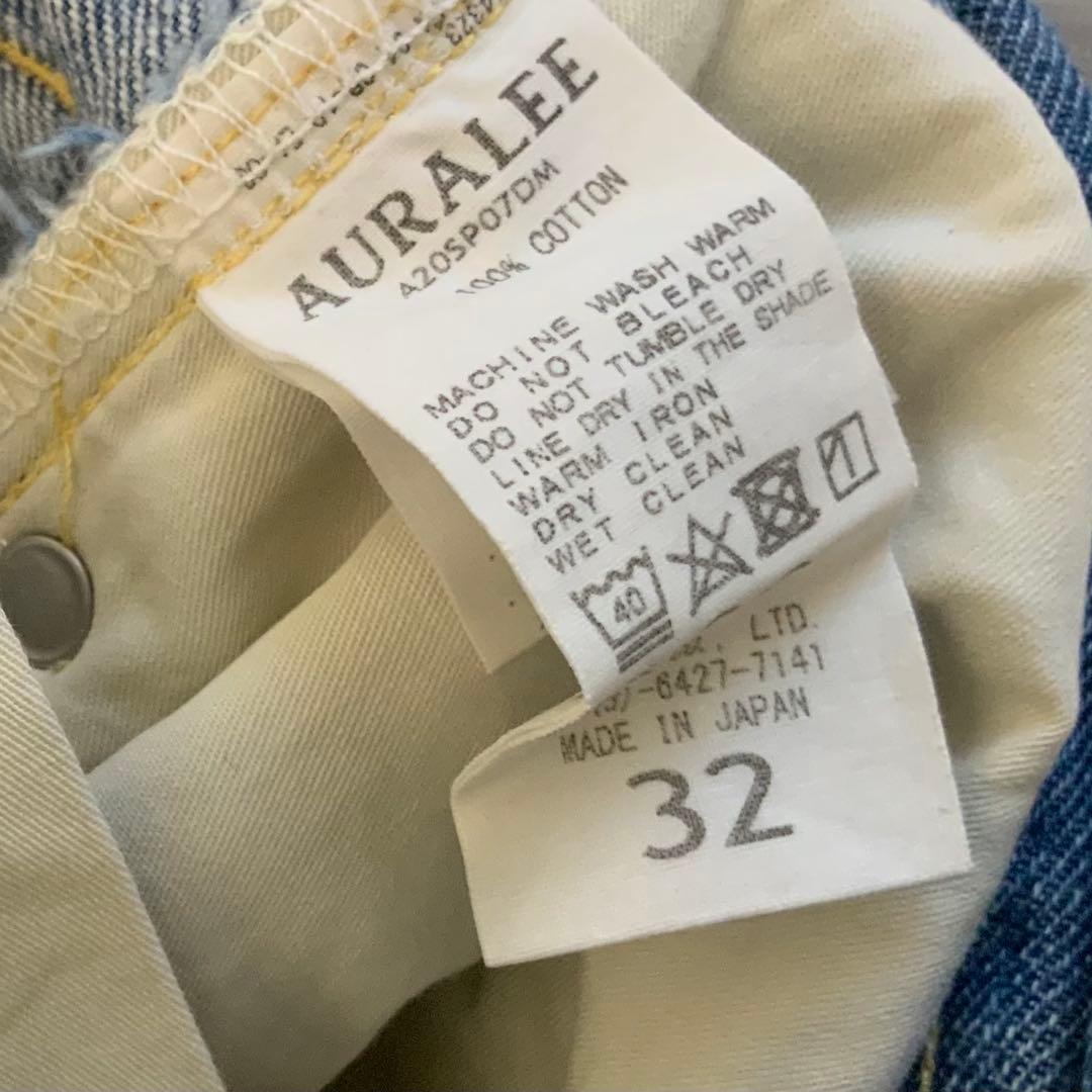 パンツ WASHED HARD TWIST DENIM 5P PANTS size32