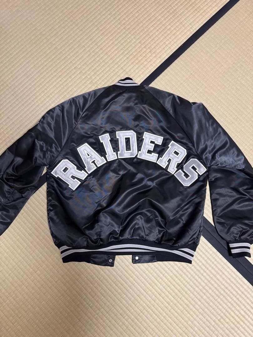 Chalk Line RAIDERS スタジャン Mサイズ ブラック kj着 安い