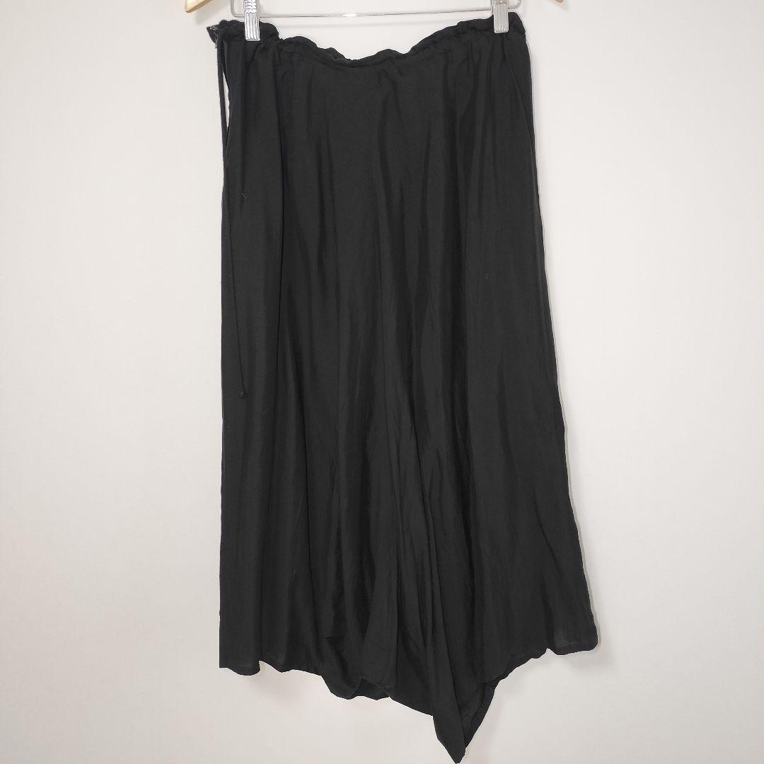 【希少】Y's ワイズ ガウチョ パンツ オーバーサイズボトム ブラック 黒 M