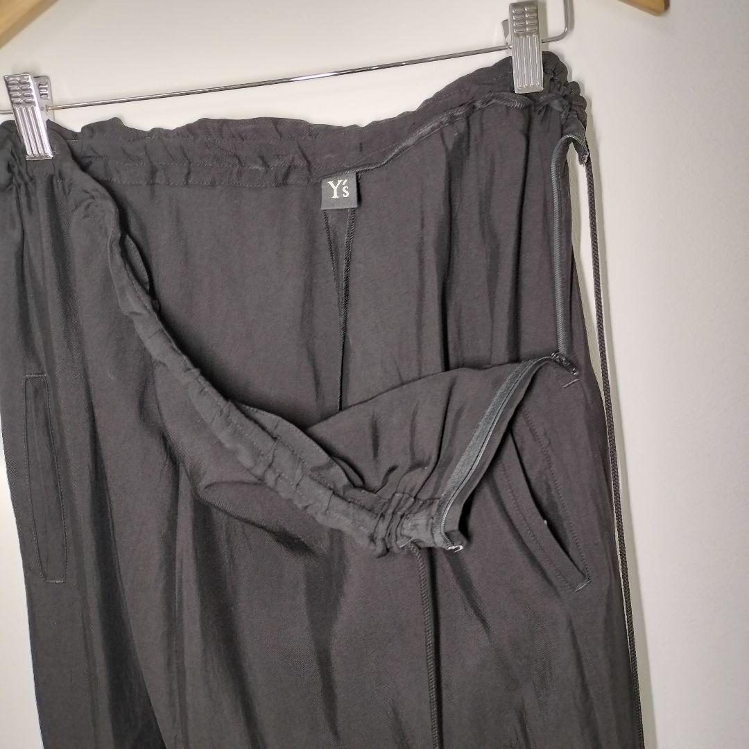 【希少】Y's ワイズ ガウチョ パンツ オーバーサイズボトム ブラック 黒 M