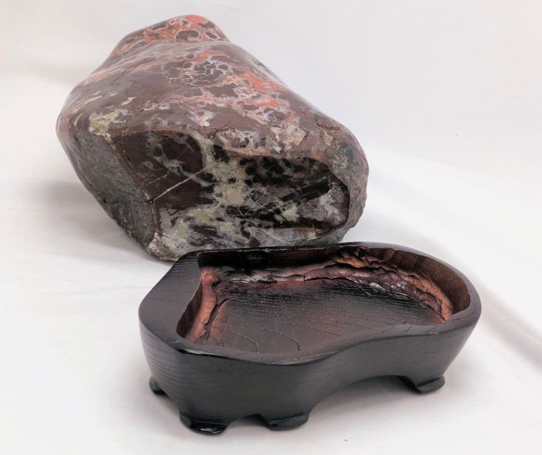 ケ*イ様 雷光石 雷石 両面に火の鳥乱舞 山の