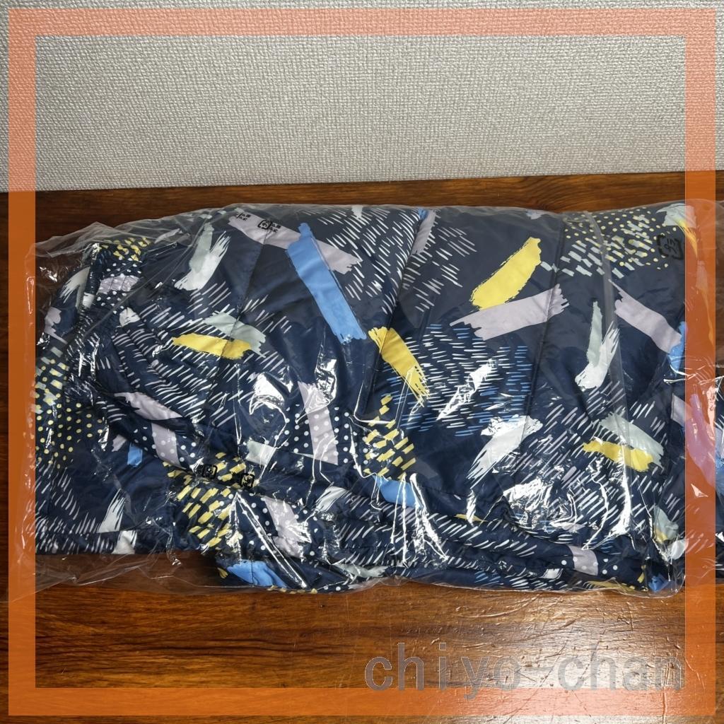 モリリン軽くてあったかホワイトダックダウン羽毛パンツ ネイビー M