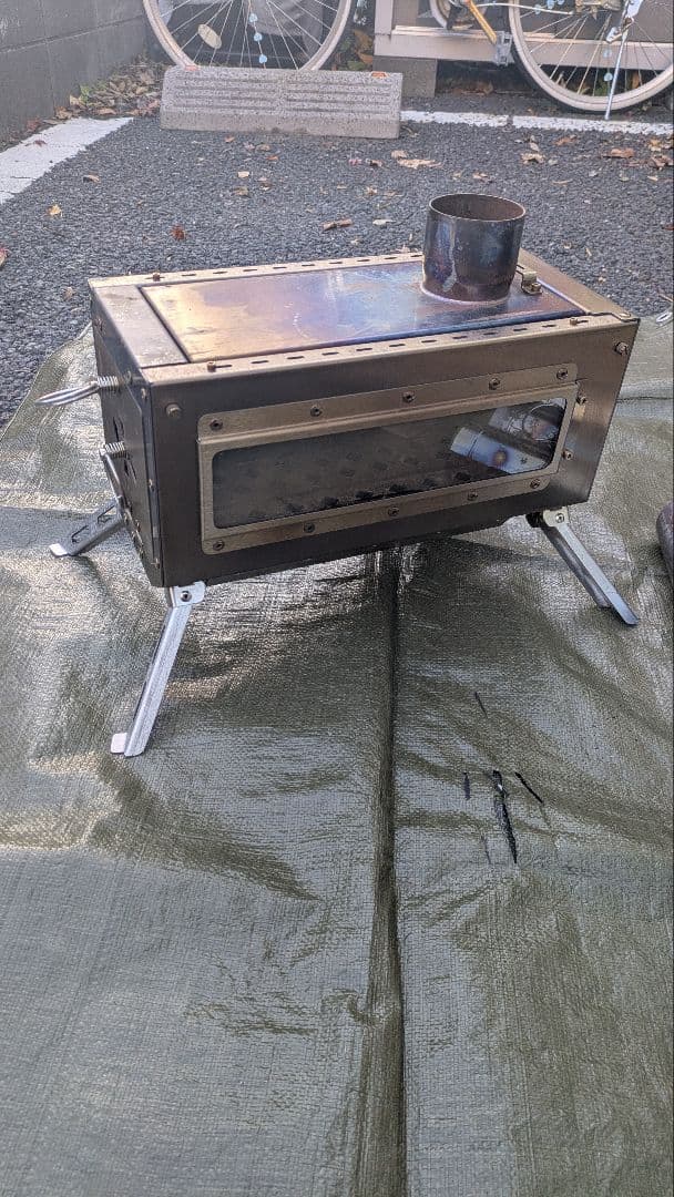 Soomloom薪ストーブ「deco」延長煙突１本スパークアレスターのセット