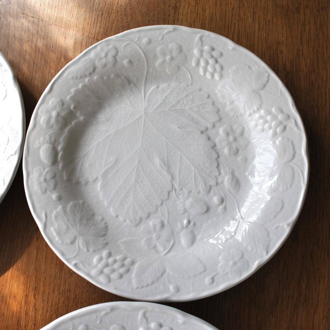 バーレイ ダベンポート 25㎝ 4枚 大皿 Burleigh Davenport - 食器